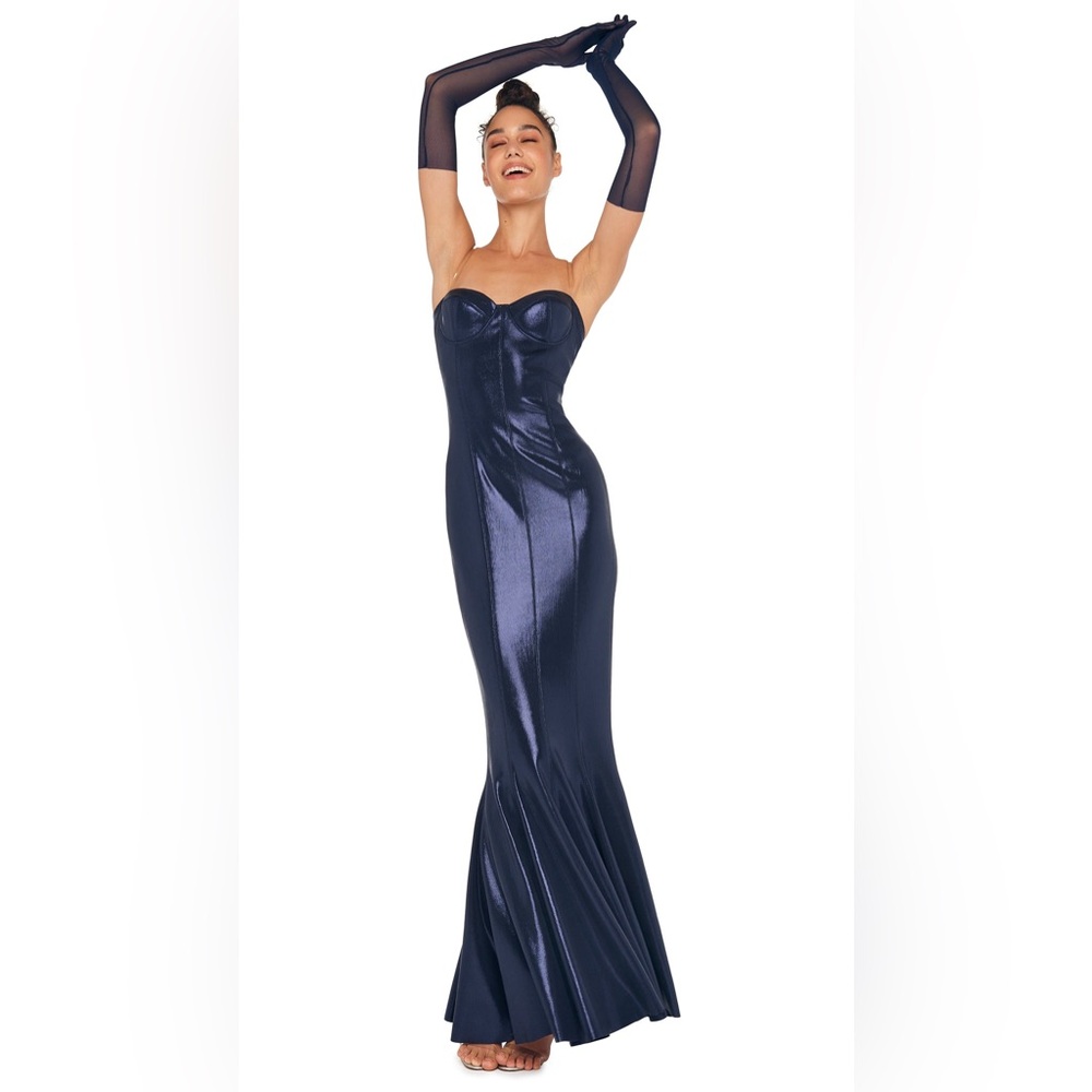 Norma Kamali Bonded Corset Dress